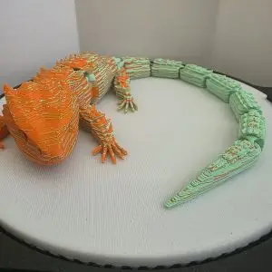 Articulated Gradient Dragon - Digital 3MF File